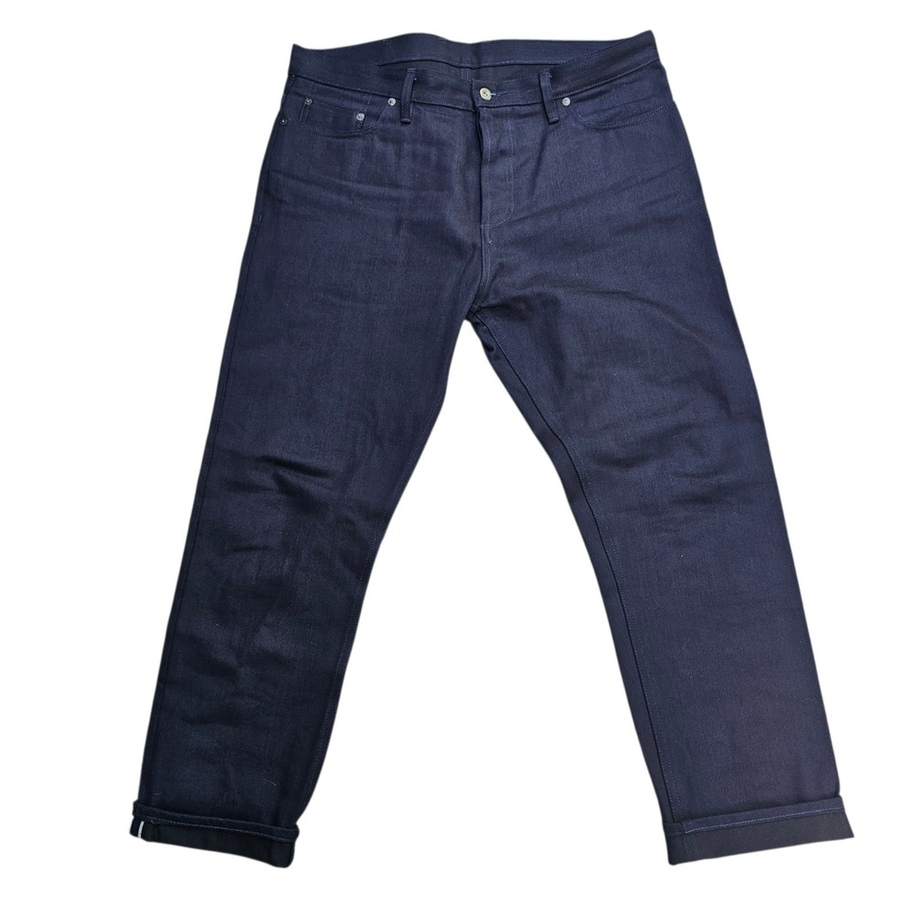 3sixteen NT-120x Narrow Tapered Indigo Black Raw Selvedge Denim Pants Mens 38 - Picture 3 of 7